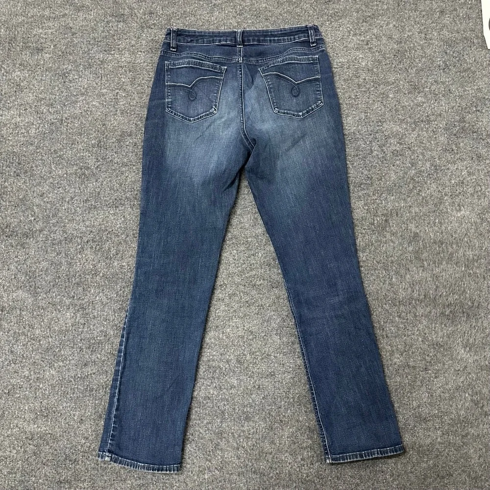 Lee Riders Jeans Womens Size 10M Blue Midrise Straight Leg Stretch Denim Casual